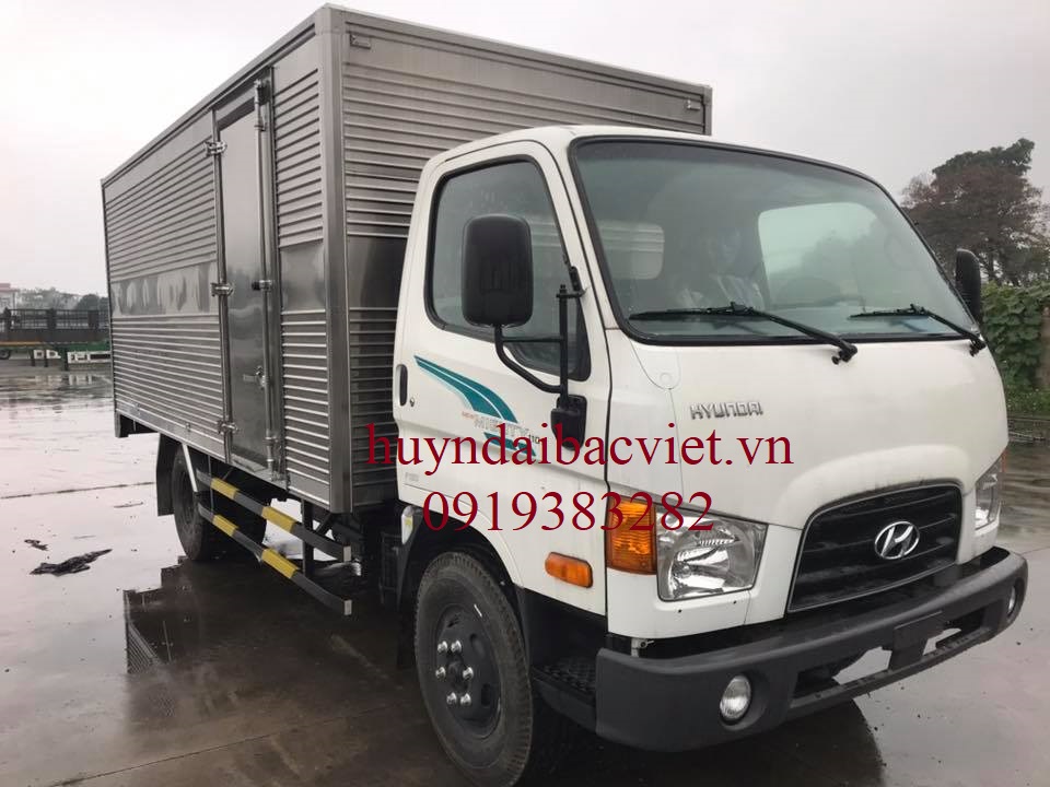 Xe tải thùng kín Hyundai New Mighty 75S 3,5 T - 4T, thùng dài 4m5